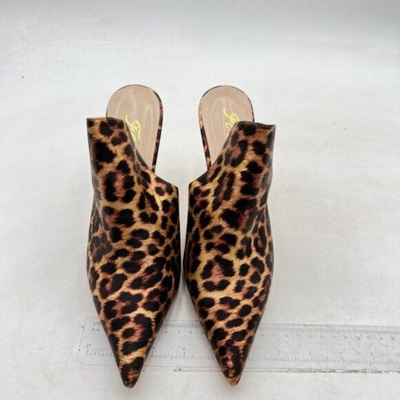 Leopard Print Women's Mules - Picture 3 of 8